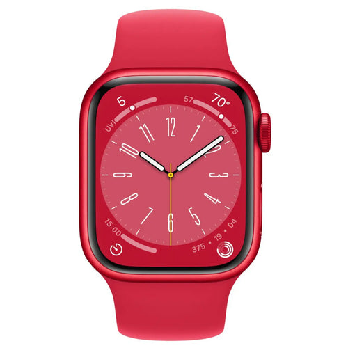 Apple-Watch-Series-8-41mm-Rood-Aluminium-Rood-Sportband-2