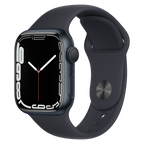 Apple-Watch-Series-7-41mm-Middernacht-Aluminium-Middernacht-Sportband