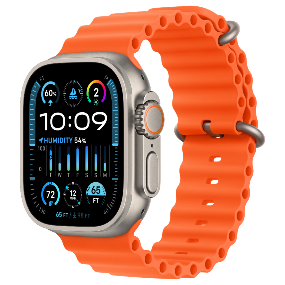 Apple-Watch-Ultra-2-49mm-Ocean-Band-Oranje-1