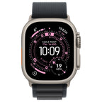 Apple Watch Ultra 3 5G Naturel - Alpine band Zwart