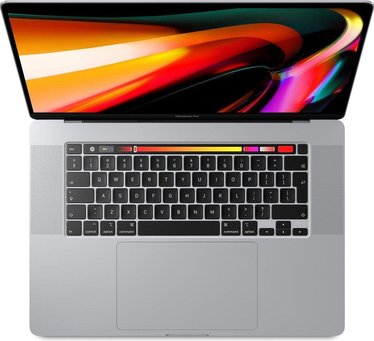 MacBook Pro 16 inch Touchbar i7 2.6 512 GB Zilver