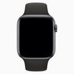 Refurbished Apple Watch Armband 40mm / 41mm Sport Schwarz - Vorderansicht