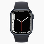 refurbished Apple Watch Series 7 45 mm Schwarz - Vorderseite