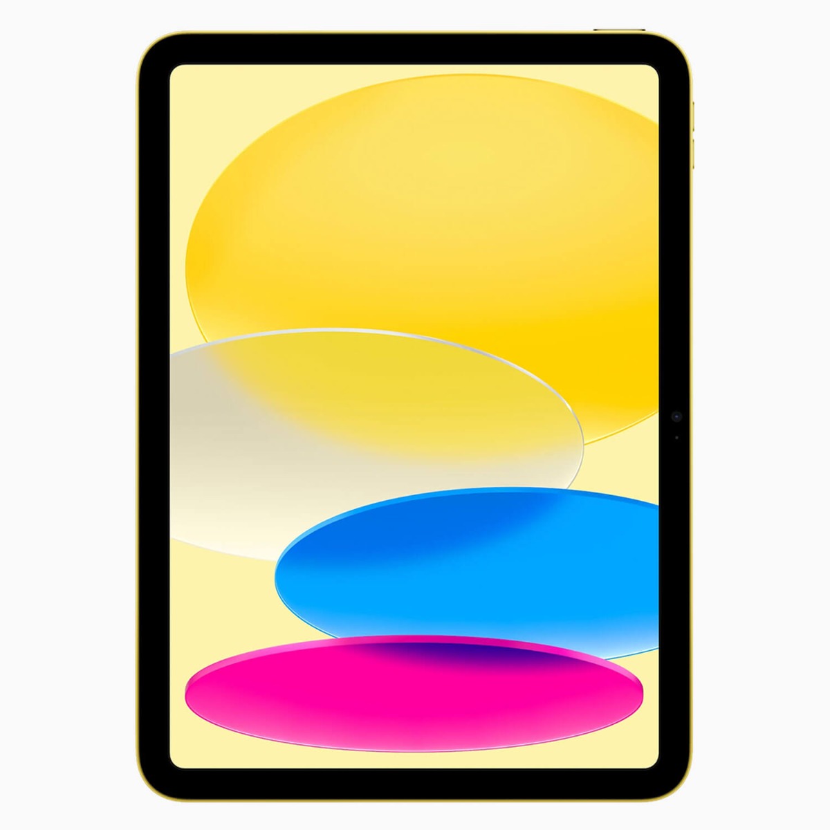 Refurbished iPad 2022 256 GB geel - voorkant