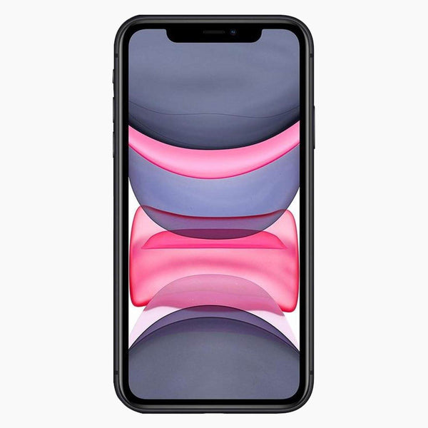 refurbished iPhone 11 64 GB Schwarz - Vorderseite
