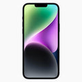 Refurbished iPhone 14 128 GB zwart - voorkant