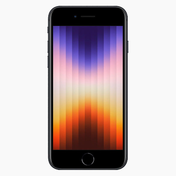 refurbished iPhone SE 2022 128 GB schwarz - Vorderseite