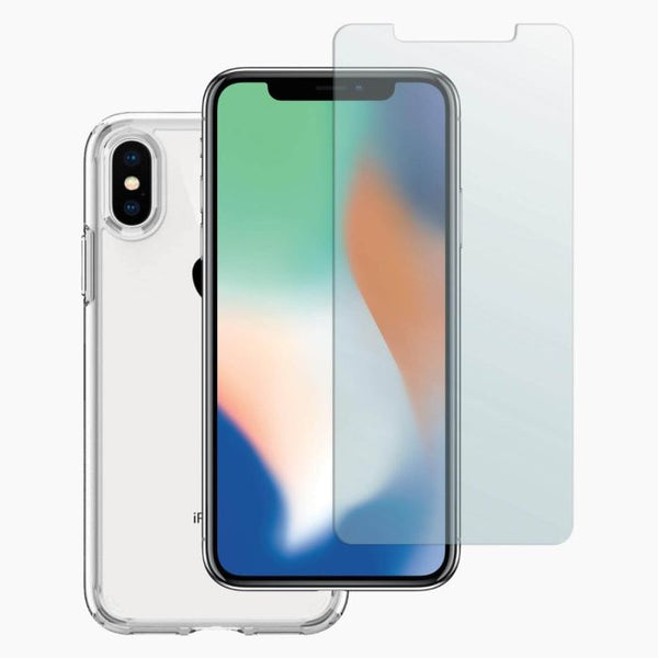 refurbished iPhone Case + Screenprotector iPhone X/XS - Transparent