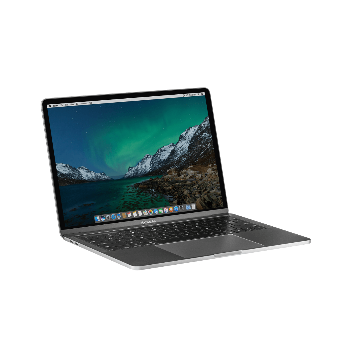 Refurbished MacBook Pro Touchbar 13" i7 3.3 Ghz 16GB 256GB Spacegrijs