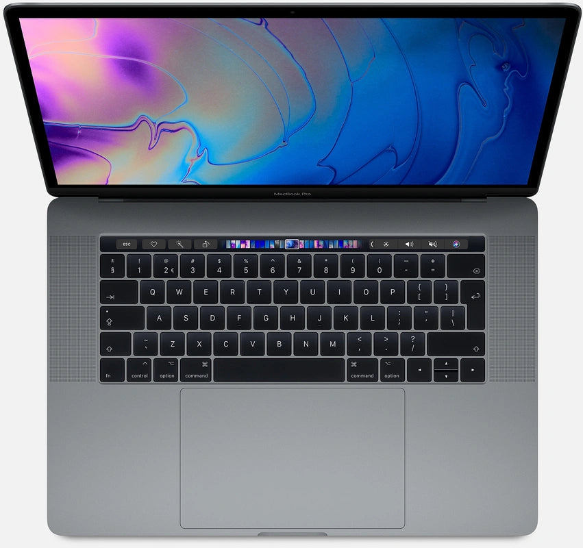 Refurbished MacBook Pro Touchbar 15" Hexa Core i7 2.6 16GB 512GB Zilver 2018