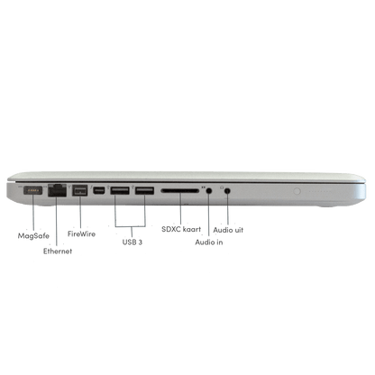 Refurbished MacBook Pro 15" i7 2.5 Ghz 16gb 256gb