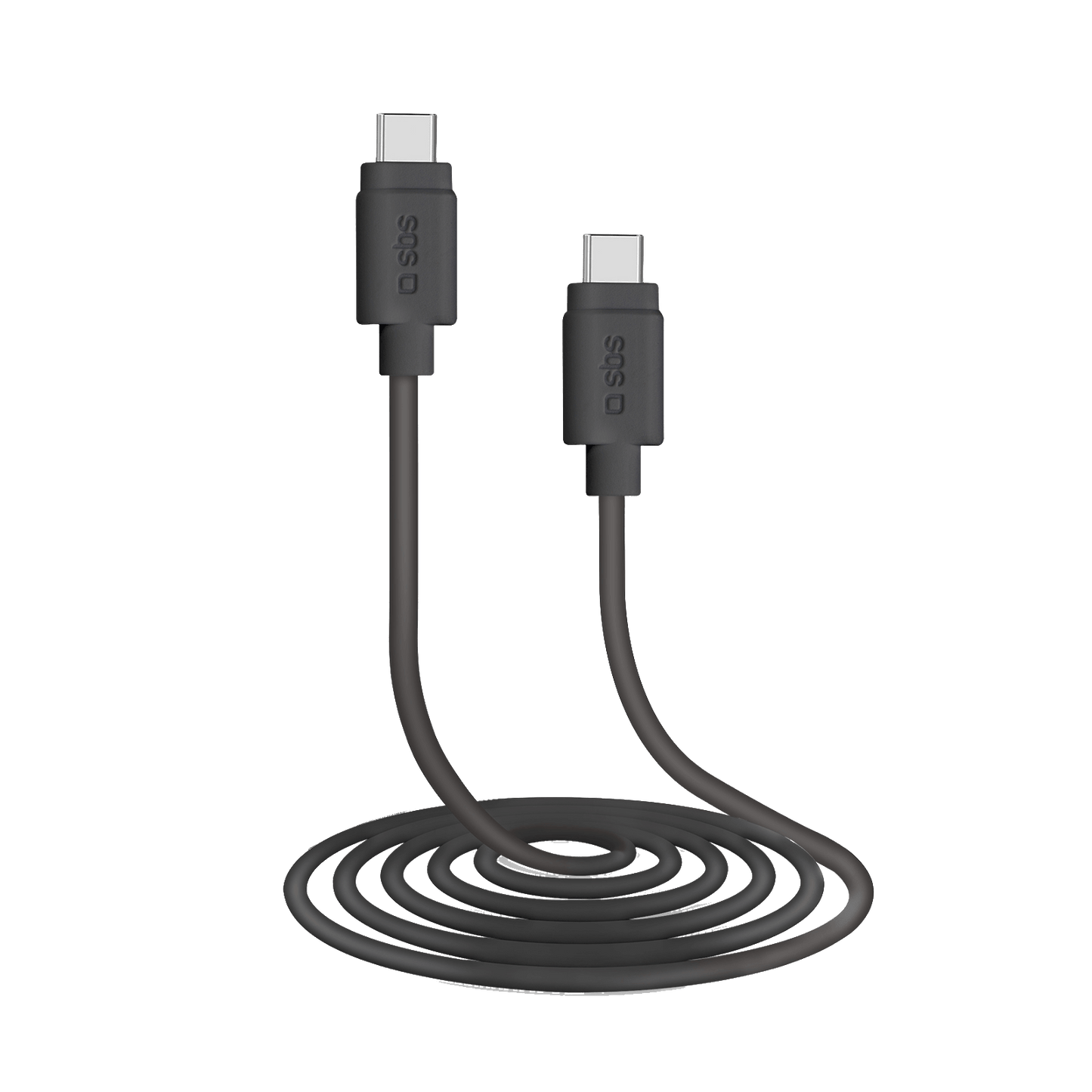 Refurbished SBS Mobile USB-C Kabel 1.5 Meter - Zwart