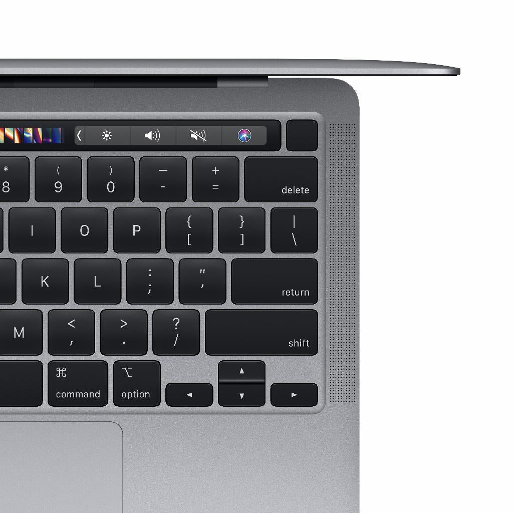 Refurbished MacBook Pro 13-inch Touchbar M1 8-core CPU 8-core GPU 8GB 256GB Spacegrijs CPO - test-product-media-liquid1