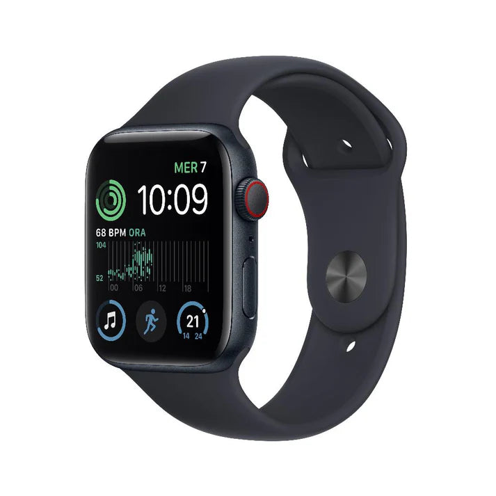 Apple Watch SE 2020 40 MM Aluminium Zwart 4G met Zwart sportbandje - test-product-media-liquid1