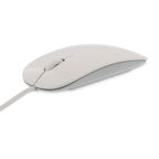refurbished LMP Easy stilvolle Kabelmaus 2in1 USB-C & USB-A - Weiß