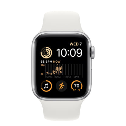 Watch SE 2020 40MM Zilver met Wit Sportbandje