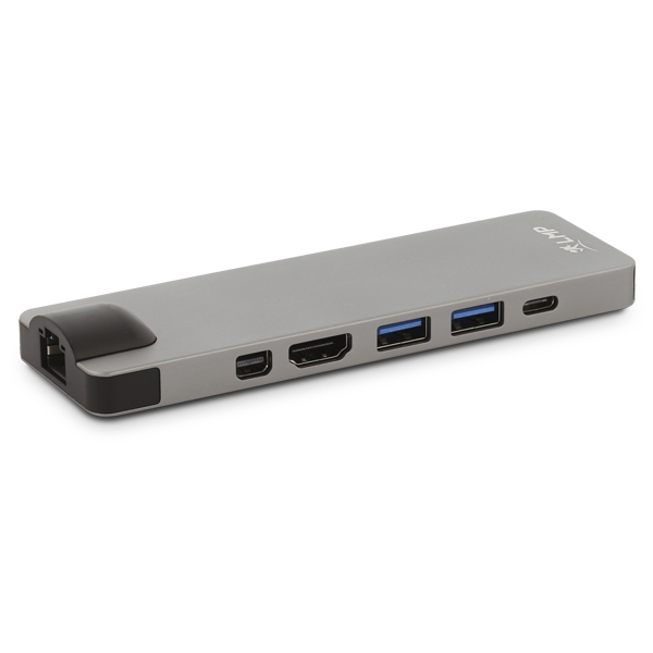 Refurbished LMP USB-C Compact Dock 4K 8-Port - Space Gray