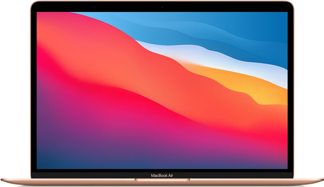Refurbished MacBook Air M1 8-core CPU 7-core GPU 256GB 16GB Goud